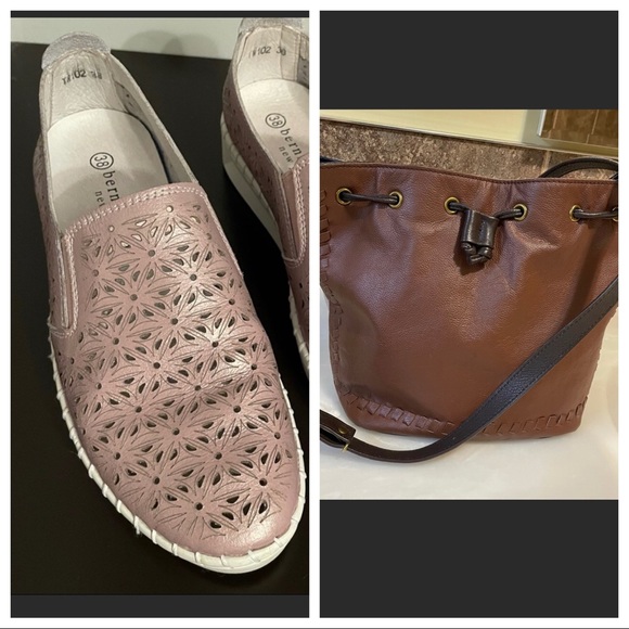 For Carlene. Sak leather bag & BM leather shoes